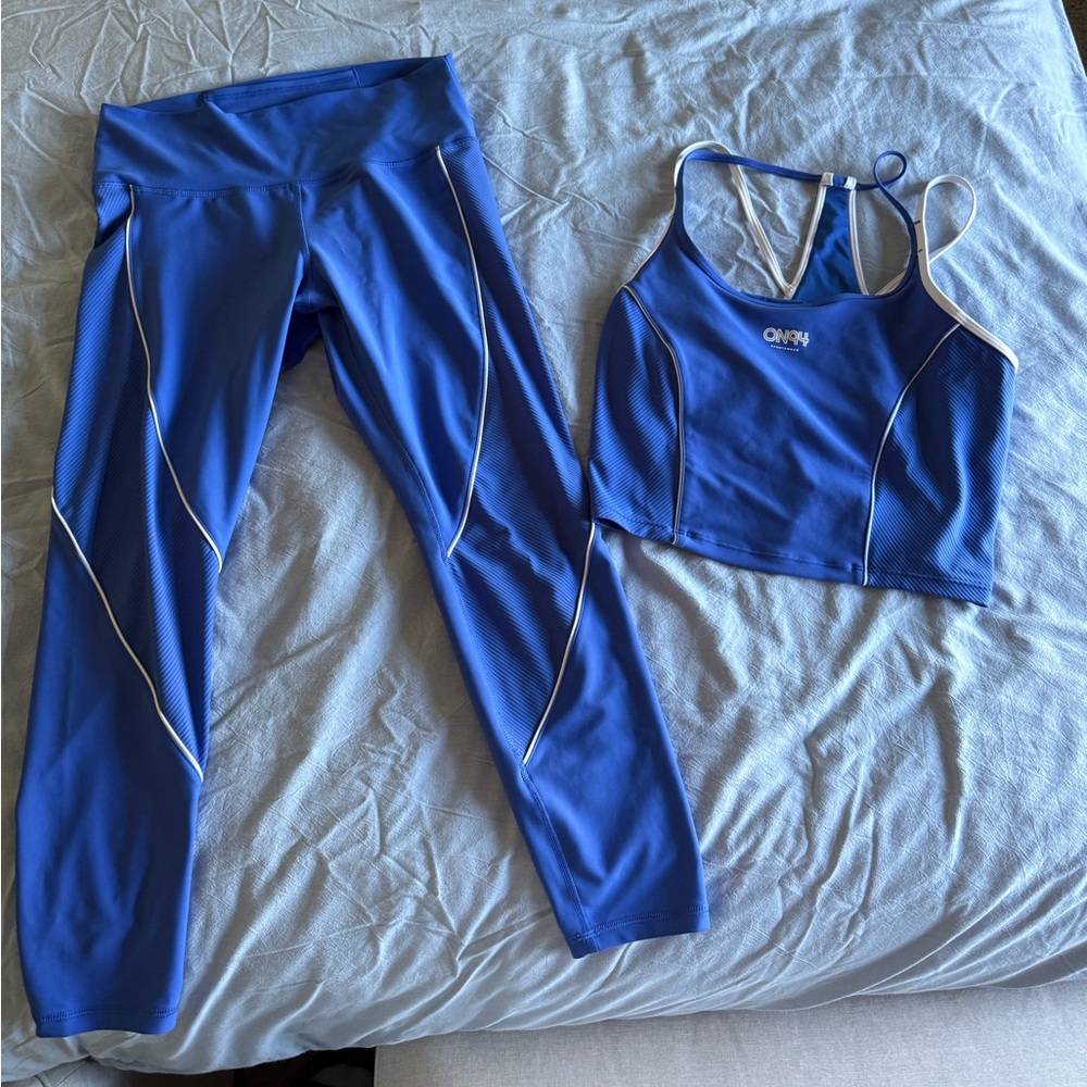Old Navy Blue Workout Set